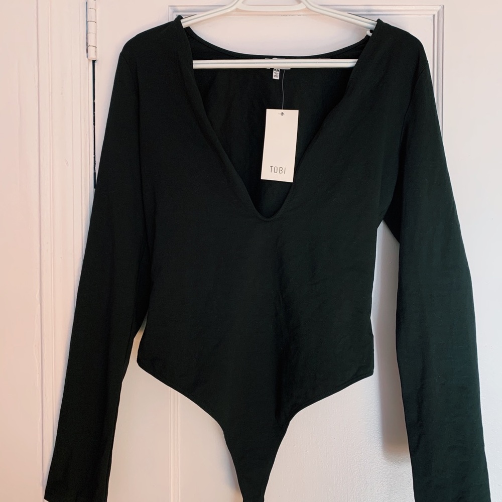 Plunging V-neck Bodysuit